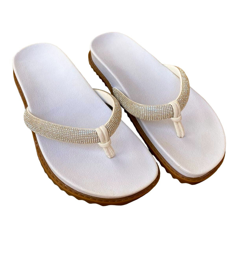 Sandalia Papete Strass Rasteria Birken havaiana